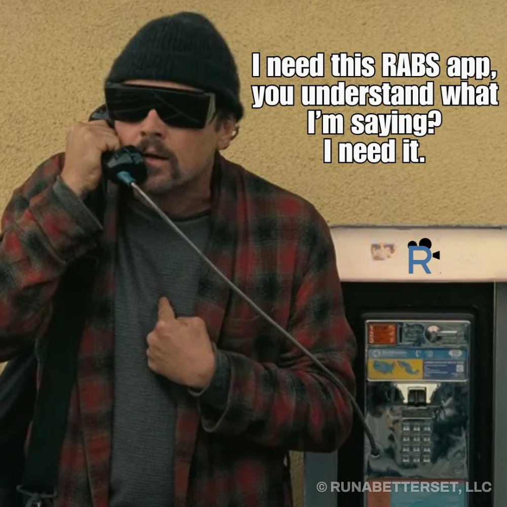 Film set meme from the RABS Memes carousel by Run A Better Set