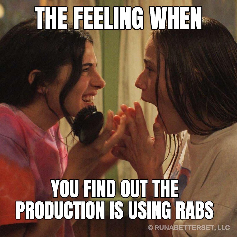 Film set meme from the RABS Memes carousel by Run A Better Set
